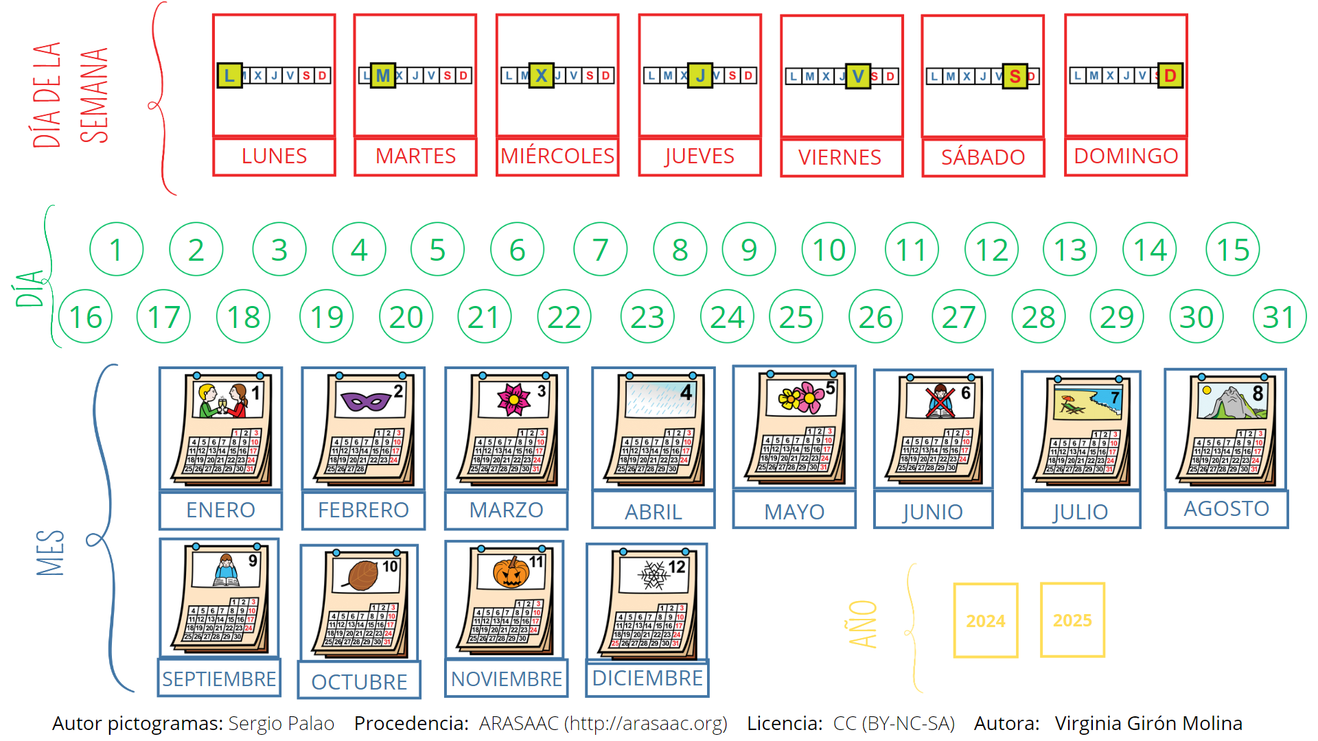 Calendario Visual - Organización Temporal